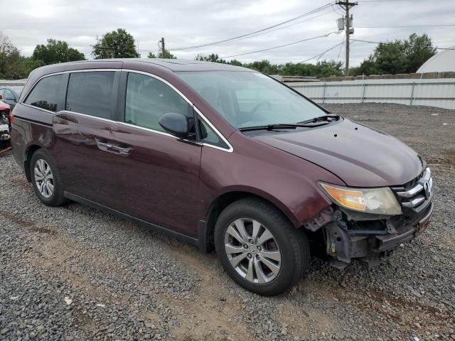 5FNRL5H67EB004298 - 2014 HONDA ODYSSEY EXL BURGUNDY photo 4
