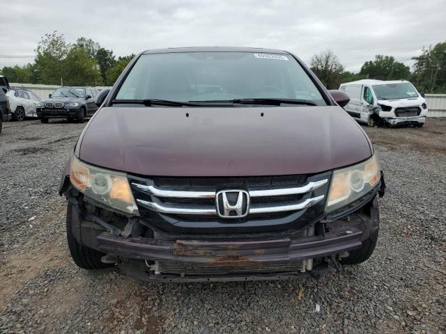 5FNRL5H67EB004298 - 2014 HONDA ODYSSEY EXL BURGUNDY photo 5