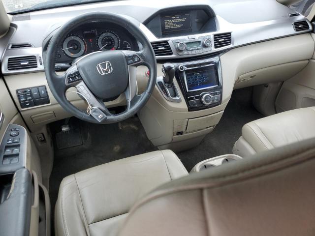 5FNRL5H67EB004298 - 2014 HONDA ODYSSEY EXL BURGUNDY photo 8