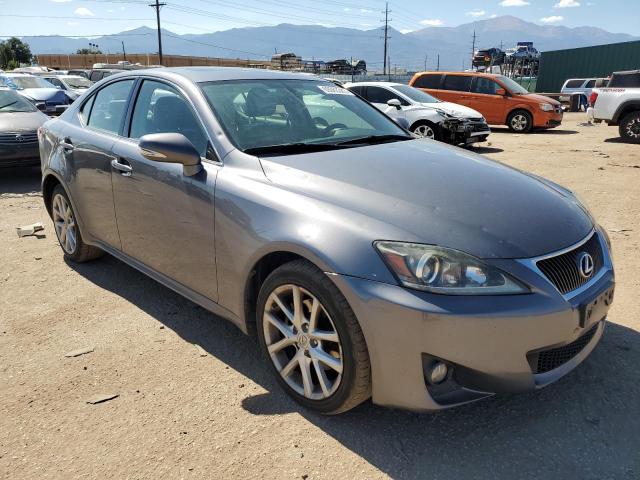 JTHCF5C29C5060399 - 2012 LEXUS IS 250 GRAY photo 4