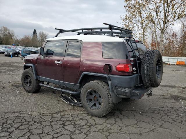 JTEBU11F870002459 - 2007 TOYOTA FJ CRUISER BURGUNDY photo 2