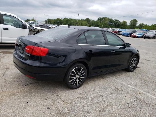 3VWLP7AJ8CM458263 - 2012 VOLKSWAGEN JETTA SEL BLACK photo 3