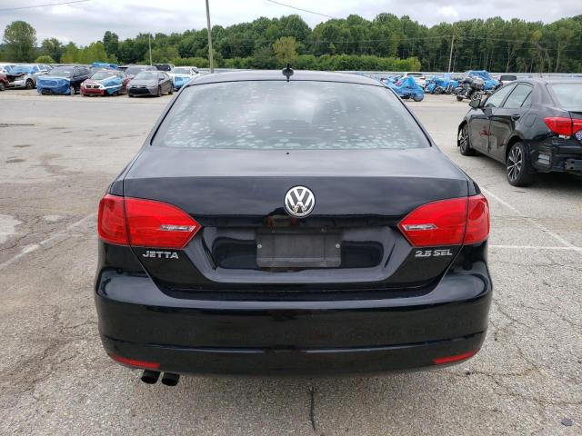 3VWLP7AJ8CM458263 - 2012 VOLKSWAGEN JETTA SEL BLACK photo 6