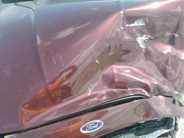 3FA6P0G7XDR162299 - 2013 FORD FUSION S BURGUNDY photo 12