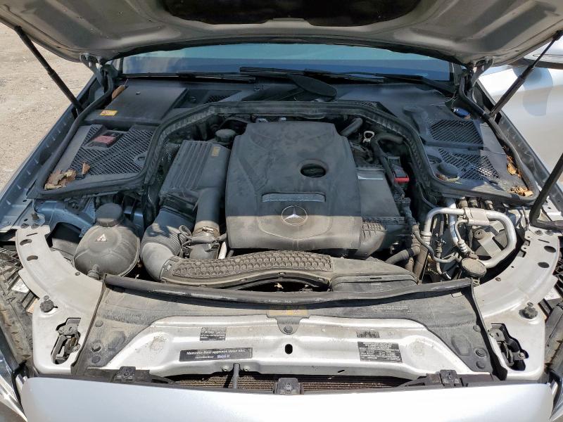 55SWF4KB7FU000567 - 2015 MERCEDES-BENZ C 300 4MATIC SILVER photo 11