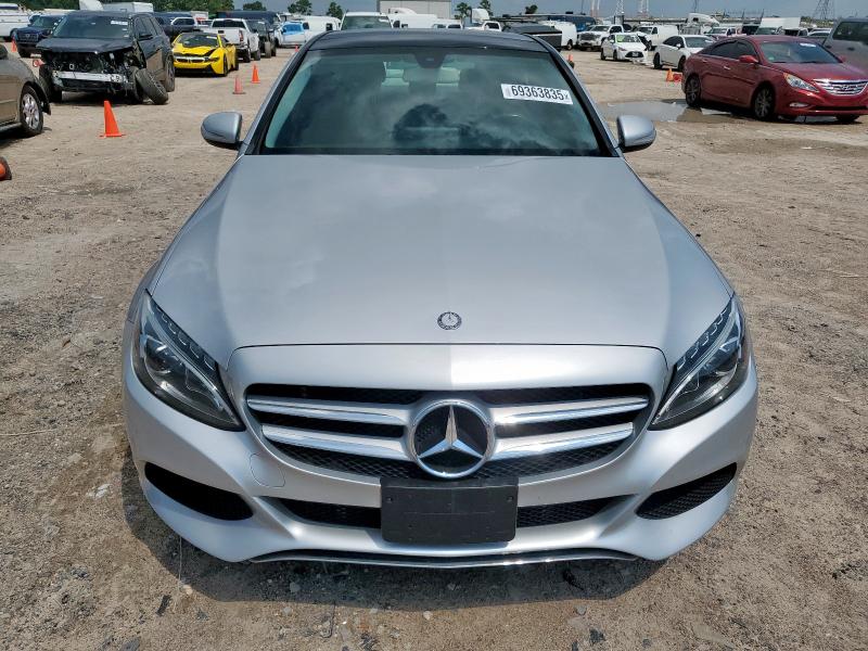 55SWF4KB7FU000567 - 2015 MERCEDES-BENZ C 300 4MATIC SILVER photo 5