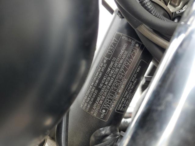 WB10J3303HZ794250 - 2017 BMW R NINE T SCRAMBLER SILVER photo 9