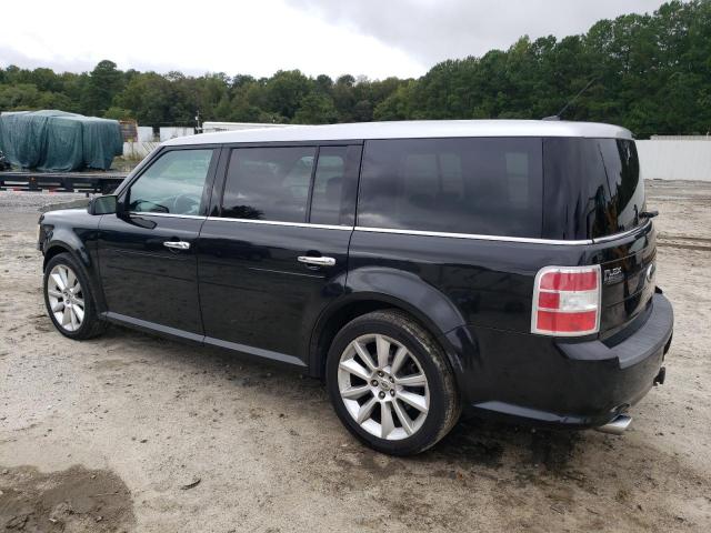 2FMHK6CT6BBD11256 - 2011 FORD FLEX SEL BLACK photo 2