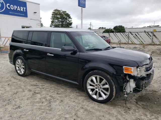 2FMHK6CT6BBD11256 - 2011 FORD FLEX SEL BLACK photo 4