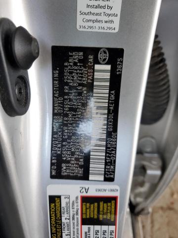 4T1BK3DB1BU388413 - 2011 TOYOTA AVALON BASE 银色 照片 12