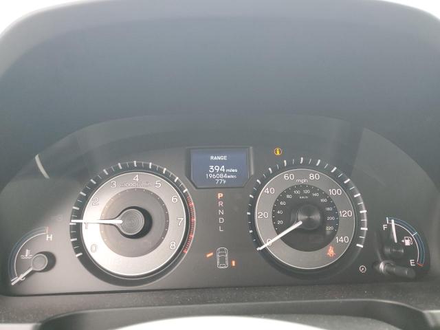 5FNRL5H95BB049908 - 2011 HONDA ODYSSEY TOURING SILVER photo 9