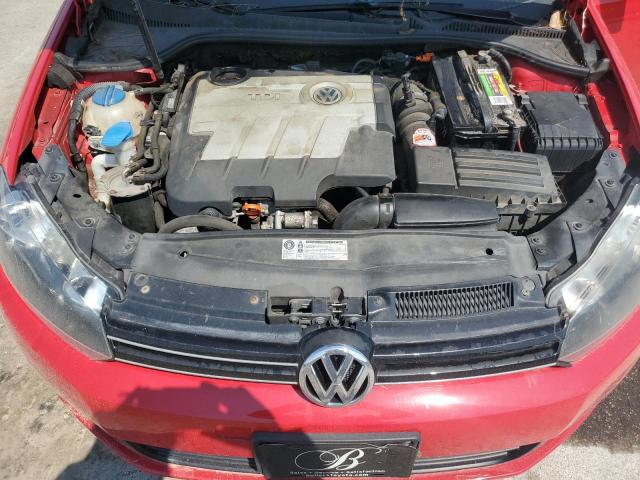 3VWPL7AJ1CM683640 - 2012 VOLKSWAGEN JETTA TDI 红色 照片 11