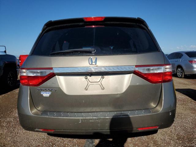 5FNRL5H65CB094385 - 2012 HONDA ODYSSEY EXL GRAY photo 6