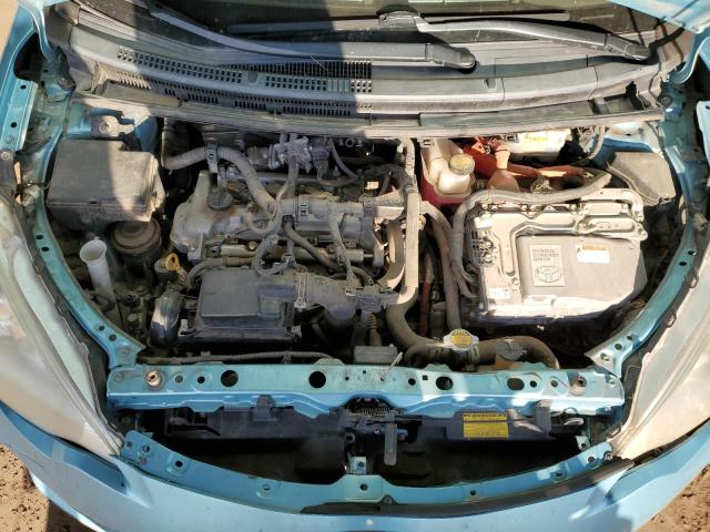 JTDKDTB3XD1043346 - 2013 TOYOTA PRIUS C TURQUOISE photo 11