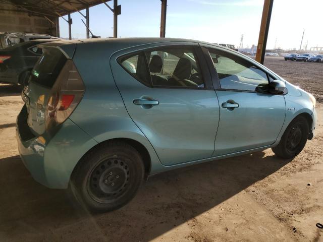 JTDKDTB3XD1043346 - 2013 TOYOTA PRIUS C TURQUOISE photo 3