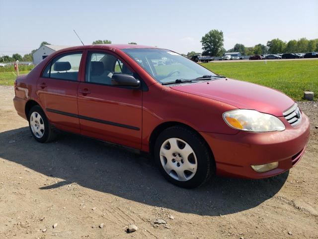 JTDBR32EX30050241 - 2003 TOYOTA COROLLA CE RED photo 4