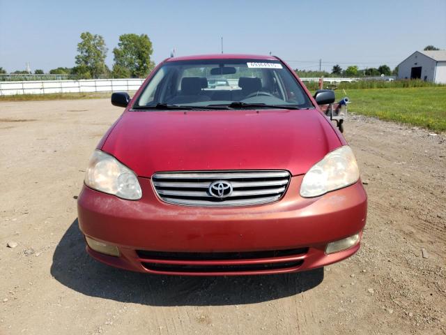 JTDBR32EX30050241 - 2003 TOYOTA COROLLA CE RED photo 5