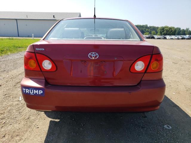 JTDBR32EX30050241 - 2003 TOYOTA COROLLA CE RED photo 6
