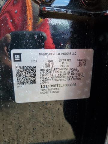 1G1ZB5ST2LF008066 - 2020 CHEVROLET MALIBU LS Siyah fotoğraf 13