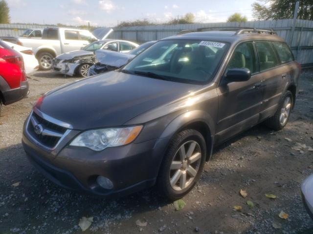 4S4BP61C897348337 - 2009 SUBARU OUTBACK 2.5I BROWN photo 1