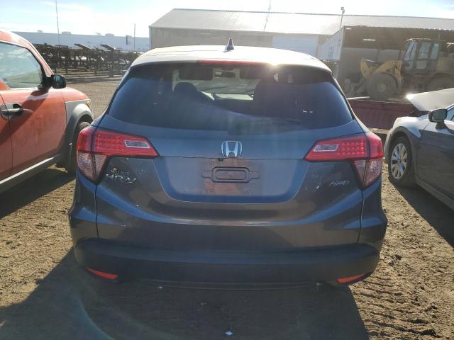 3CZRU6H50HM720206 - 2017 HONDA HR-V EX GRAY photo 6