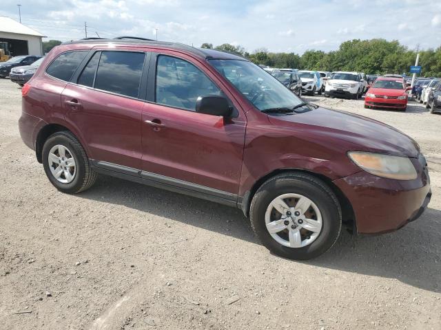 5NMSG13D59H288829 - 2009 HYUNDAI SANTA FE GLS BURGUNDY photo 4