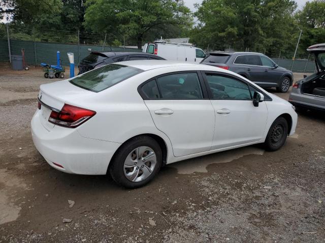 19XFB2F50EE002445 - 2014 HONDA CIVIC LX WHITE photo 3