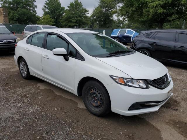 19XFB2F50EE002445 - 2014 HONDA CIVIC LX WHITE photo 4