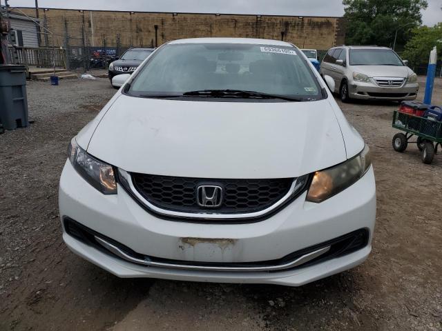 19XFB2F50EE002445 - 2014 HONDA CIVIC LX WHITE photo 5