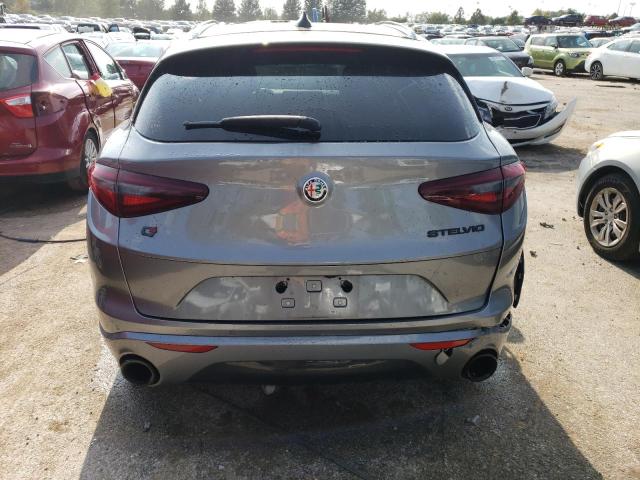 ZASPAKAN7L7C76065 - 2020 ALFA ROMEO STELVIO SILVER photo 6