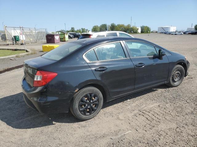 2HGFB2F47CH037963 - 2012 HONDA CIVIC LX BLACK photo 3