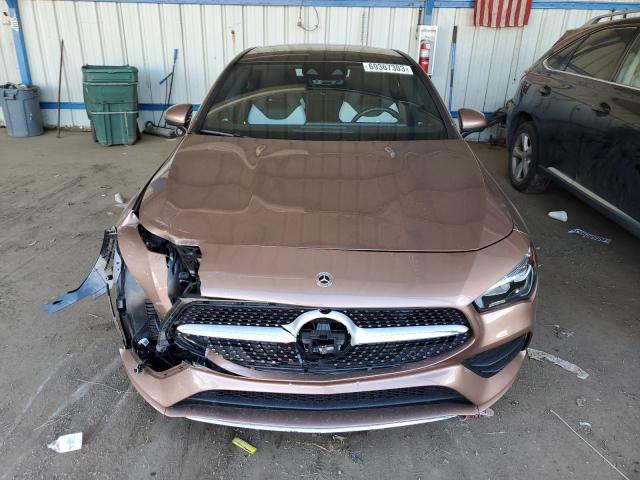 W1K5J4HB1PN337635 - 2023 MERCEDES-BENZ CLA 250 4MATIC BROWN photo 5