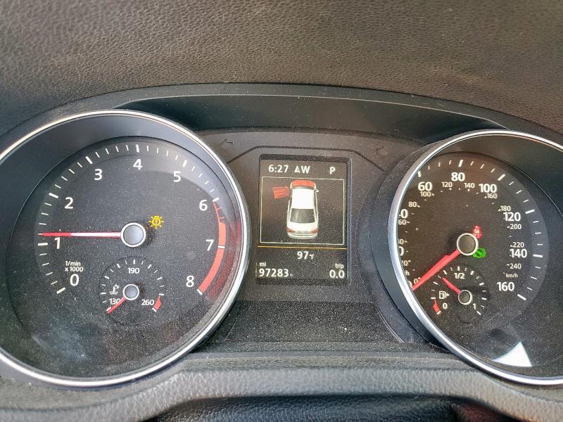 1VWBA7A38JC050519 - 2018 VOLKSWAGEN PASSAT SE Черный фото 9