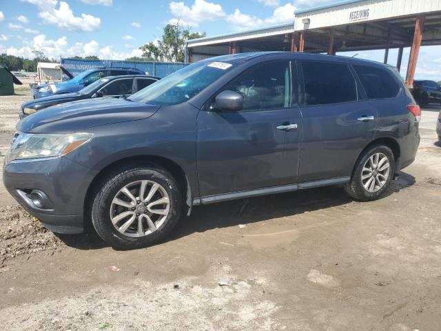 5N1AR2MN5EC723890 - 2014 NISSAN PATHFINDER S GRAY photo 1