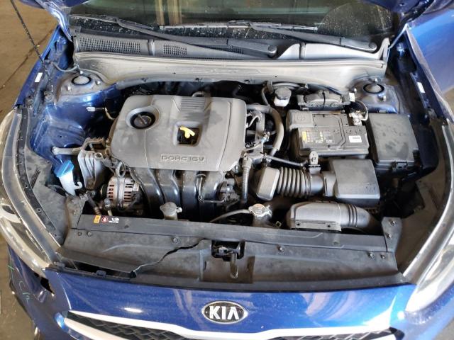 3KPF24AD9ME341990 - 2021 KIA FORTE FE BLUE photo 11