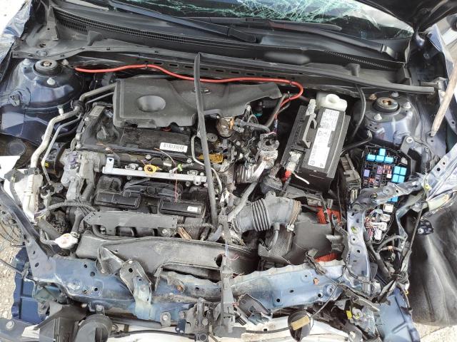 4T1G11AK5MU481164 - 2021 TOYOTA CAMRY SE BLUE photo 11