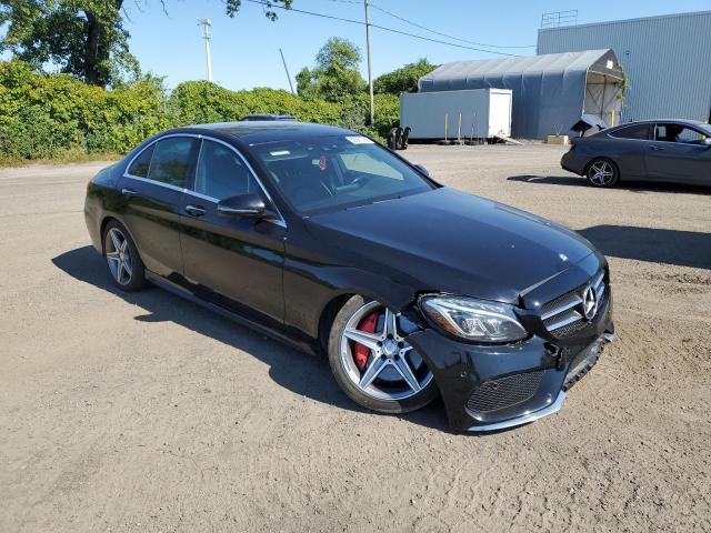 55SWF4KB5HU203475 - 2017 MERCEDES-BENZ C 300 4MATIC BLACK photo 4