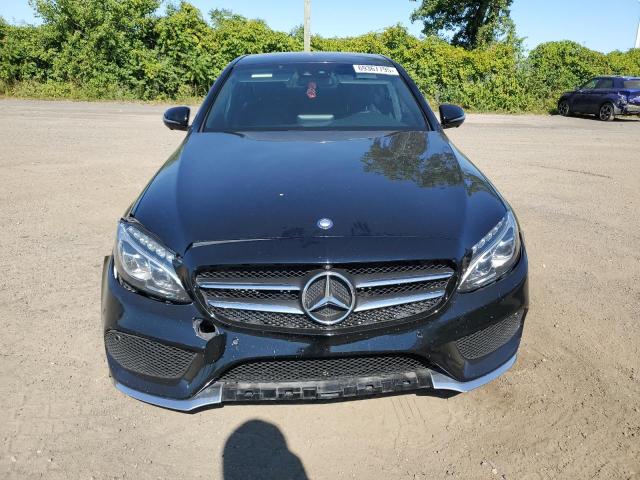 55SWF4KB5HU203475 - 2017 MERCEDES-BENZ C 300 4MATIC BLACK photo 5