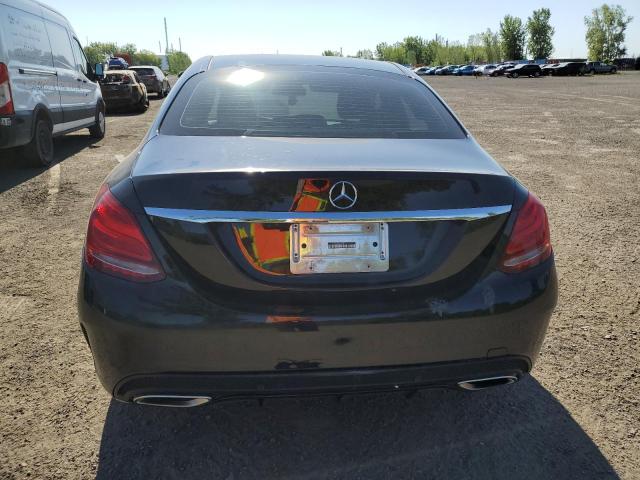 55SWF4KB5HU203475 - 2017 MERCEDES-BENZ C 300 4MATIC BLACK photo 6