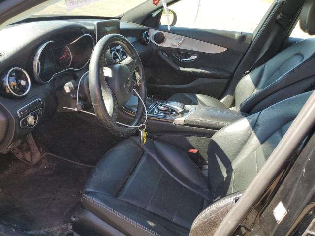 55SWF4KB5HU203475 - 2017 MERCEDES-BENZ C 300 4MATIC BLACK photo 7