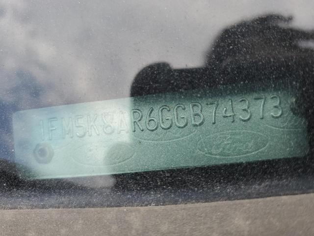 1FM5K8AR6GGB74373 - 2016 FORD EXPLORER POLICE INTERCEPTOR Srebrny zdjęcie 12