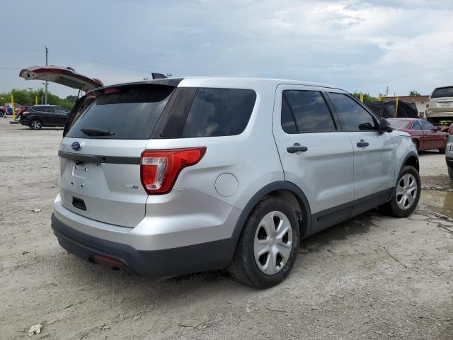 1FM5K8AR6GGB74373 - 2016 FORD EXPLORER POLICE INTERCEPTOR Srebrny zdjęcie 3
