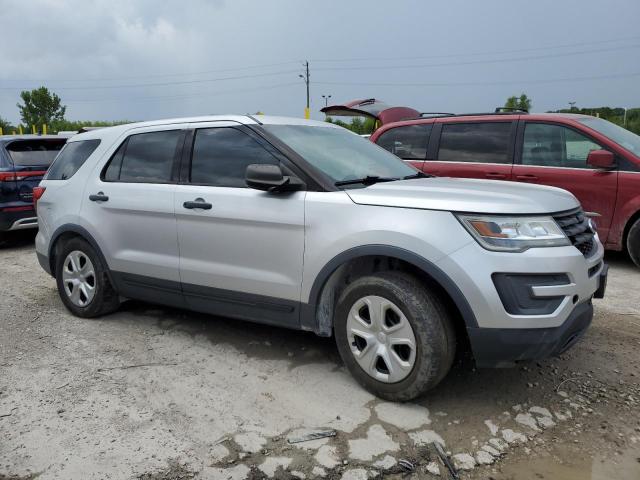 1FM5K8AR6GGB74373 - 2016 FORD EXPLORER POLICE INTERCEPTOR Srebrny zdjęcie 4