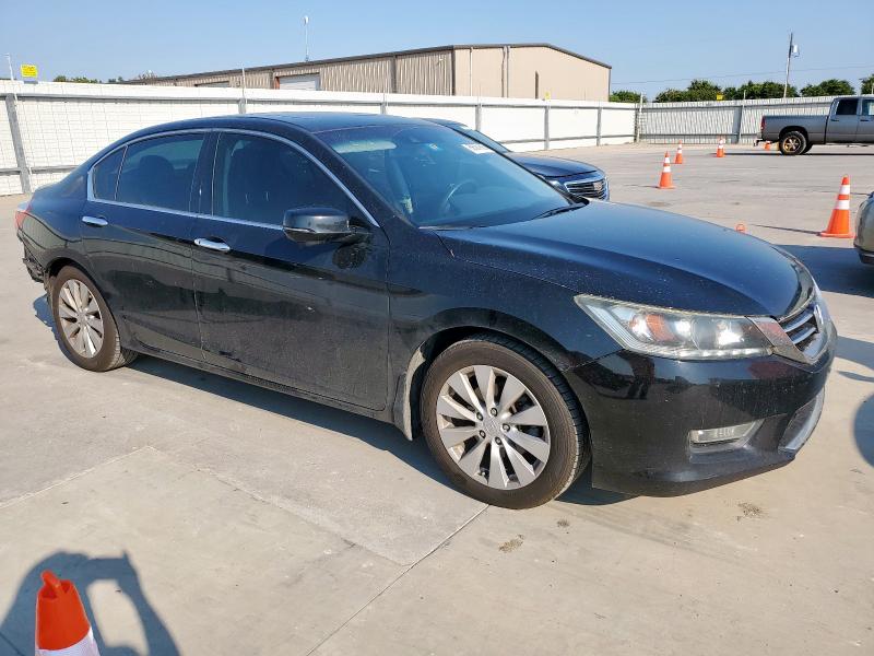 1HGCR3F89DA007516 - 2013 HONDA ACCORD EXL 黑色 照片 4