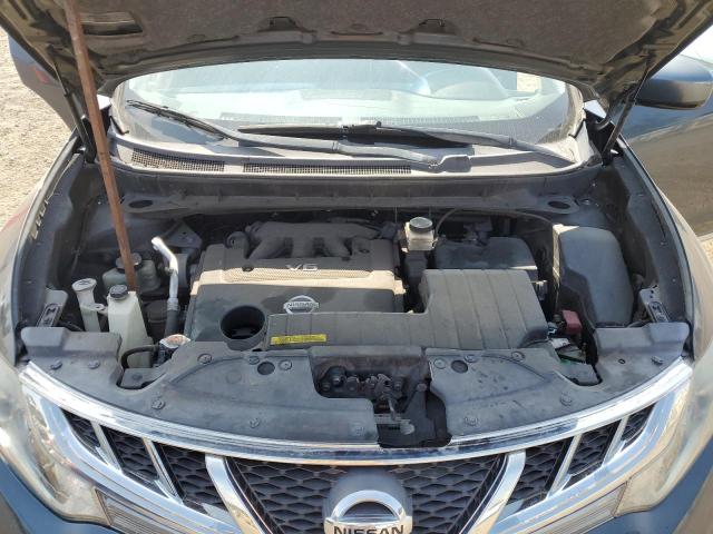 JN8AZ1MUXBW051989 - 2011 NISSAN MURANO S GRAY photo 12