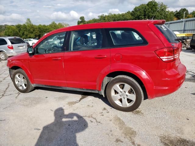 3C4PDCAB0DT598796 - 2013 DODGE JOURNEY SE RED photo 2