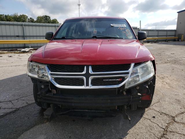 3C4PDCAB0DT598796 - 2013 DODGE JOURNEY SE RED photo 5