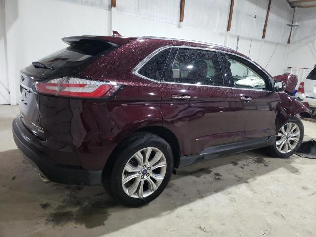 2FMPK3K99LBA74683 - 2020 FORD EDGE TITANIUM MAROON photo 3