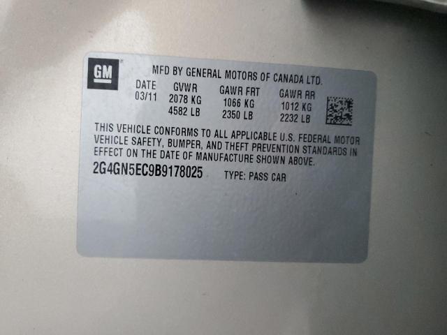 2G4GN5EC9B9178025 - 2011 BUICK REGAL CXL 米色 照片 12