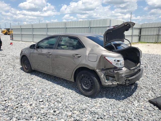 5YFBURHE8KP887650 - 2019 TOYOTA COROLLA L TAN photo 2